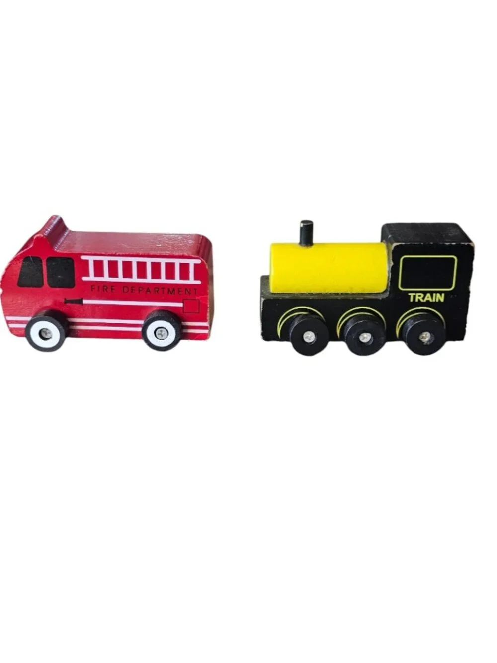 Greenbrier International School Bus Train‎ Engine Fire Truck Wood Vehicles